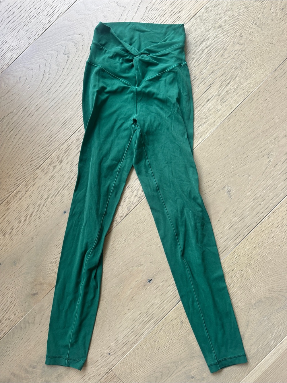 aerie Emerald High-Rise Crossover Waist Leggings
